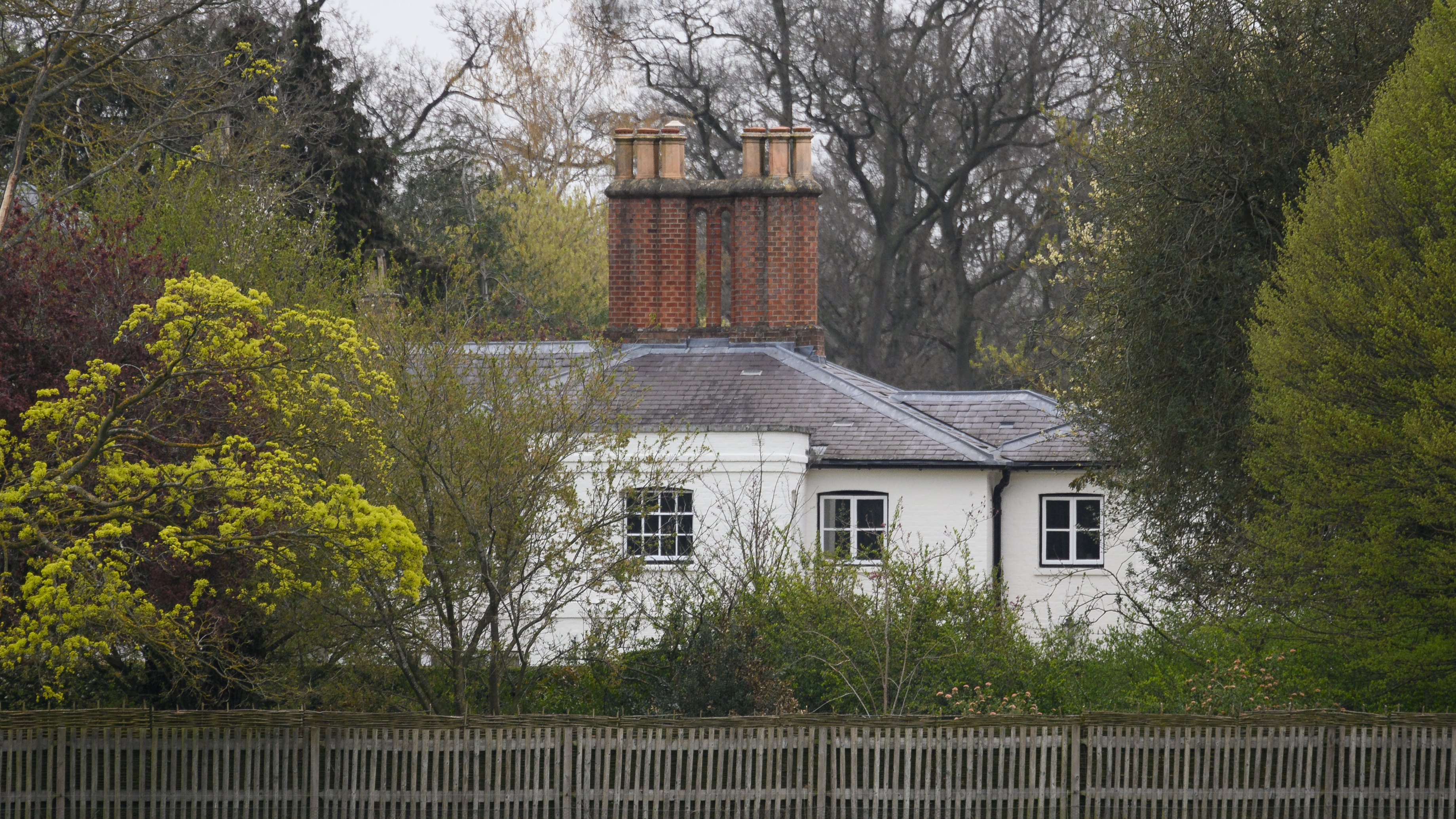A general view of the exterior of Frogmore Cottage