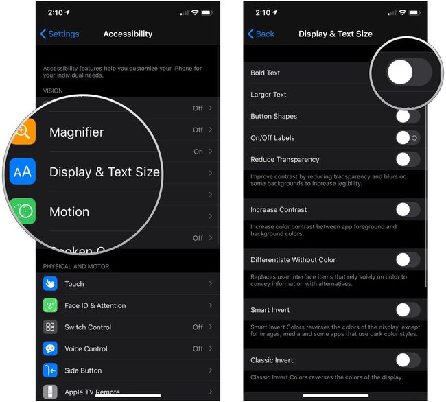 How To Change Text In Accessibility For IPhone And IPad IMore