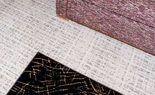 carpets in silk, wool, tweed and bouclé