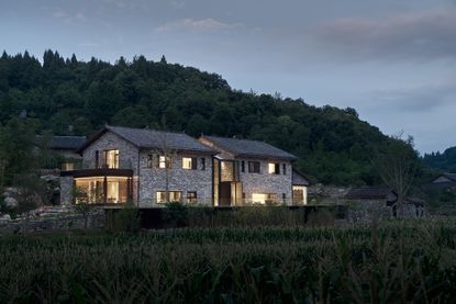 The reimagined farmhouse is now a contemporary bolthole