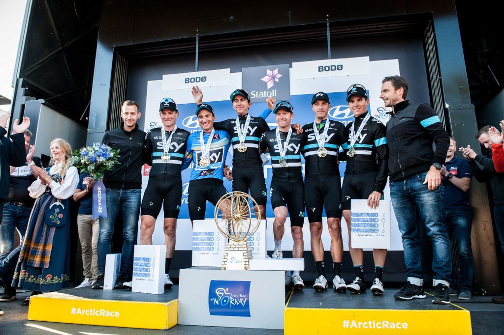 Team Sky won the team classification