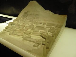 An unused architectural model