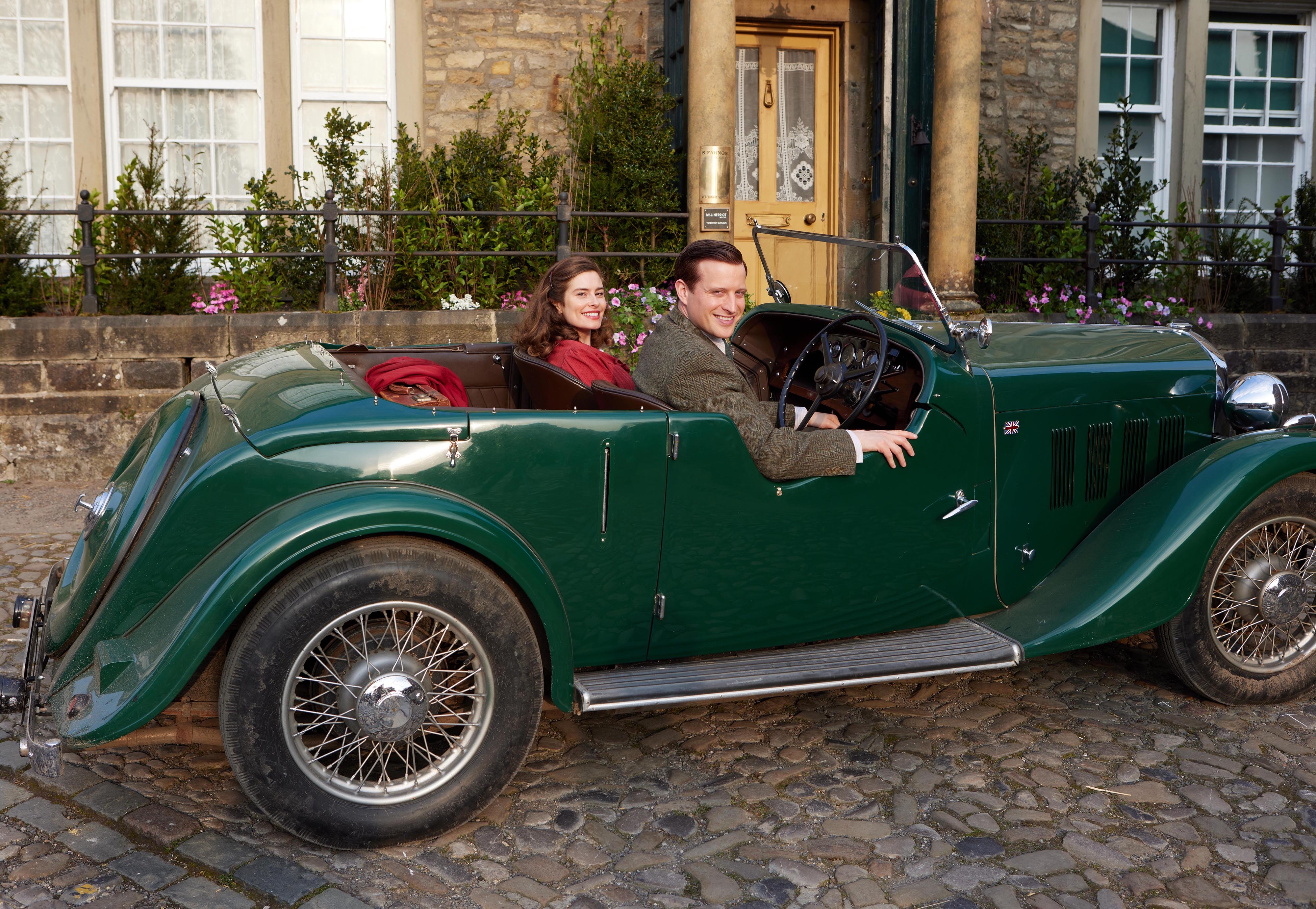 Happy couple: But will Helen and James’ day go smoothly?