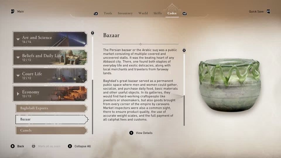 Assassin's Creed Mirage screenshot from historical Baghdad database