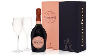 Champagne Laurent-Perrier’s Cuvée Rosé gift set