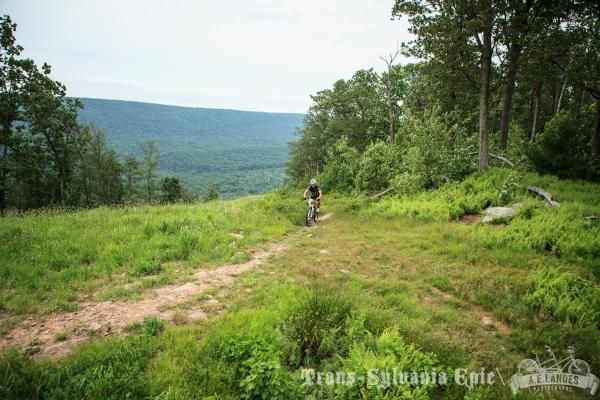 The ridges and valleys of Pennsylvania reach into the distance