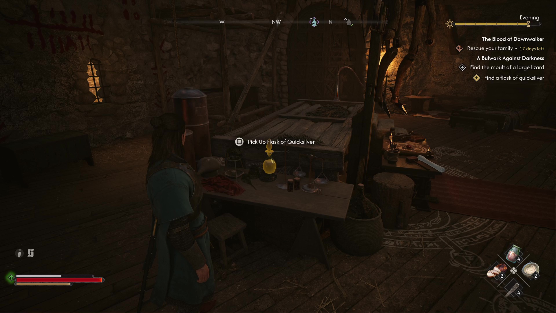 The Flask of Quicksilver in The Blood of Dawnwalker