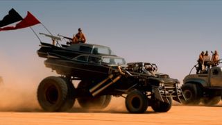 The Gigahorse chases after Furiosa in Mad Max Fury Road