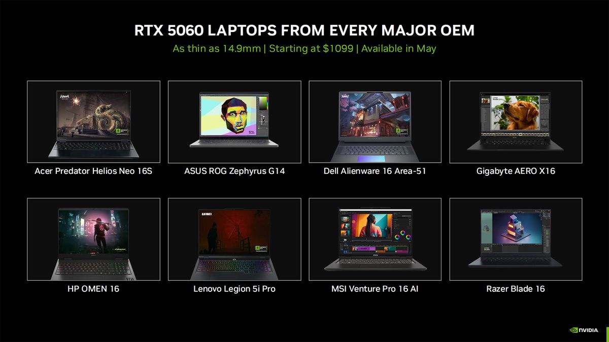 Nvidia GeForce RTX 5060 Ti and RTX 5060 presentation