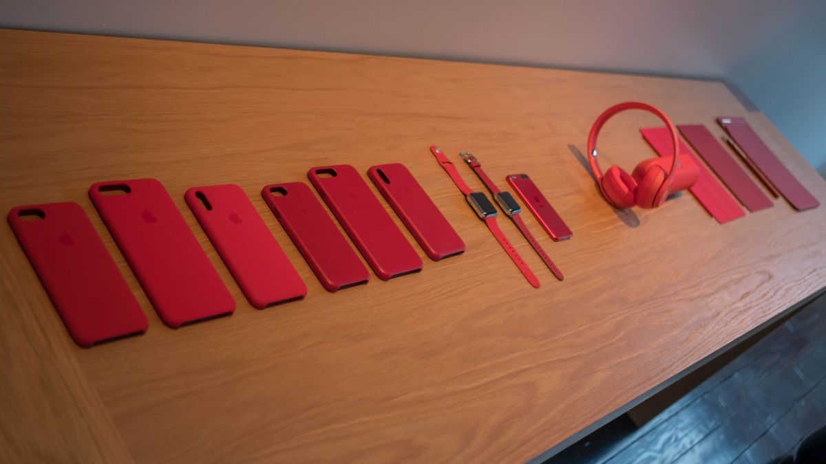 There's no Product Red iPhone X, but Apple did make three red cases for