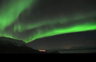 Northern Lights Seen from Sweden