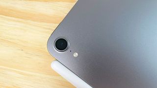 Close up of the rear camera lens on the iPad Mini 7