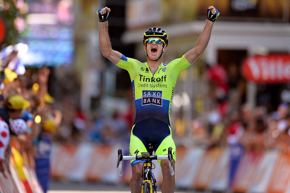 Michael Rogers' first Tour de France stage win came in 2014