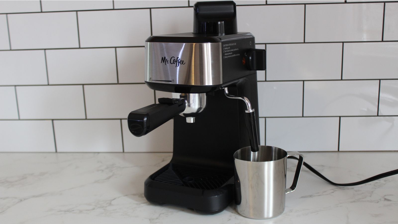 Mr. Coffee Steam Espresso Maker review Real Homes