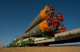 Soyuz Rocket Rollout