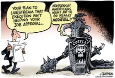Political cartoon