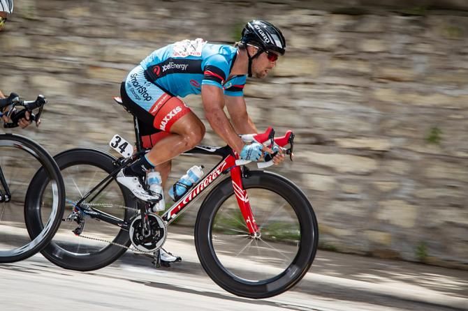 Eric Marcotte (SmartStop) held onto the overall sprint leader jersey