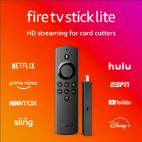 精简版Fire TV Stick with Alexa Voice Remote Lite: 29.99美元