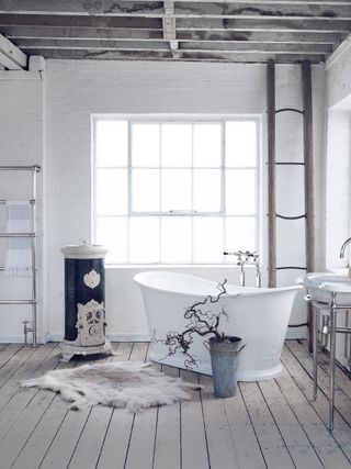 Catchpole & Rye white themed bathroom