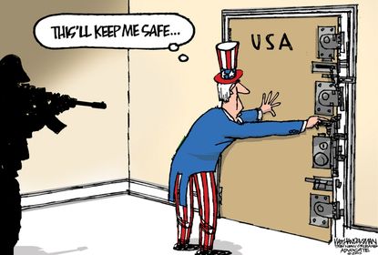 Editorial cartoon U.S. Domestic Terrorism