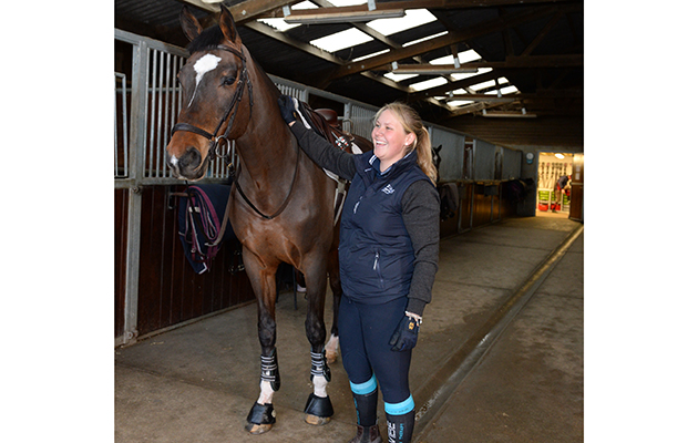 Fran with Franklin — a horse Trevor says ‘ticks all the right boxes’