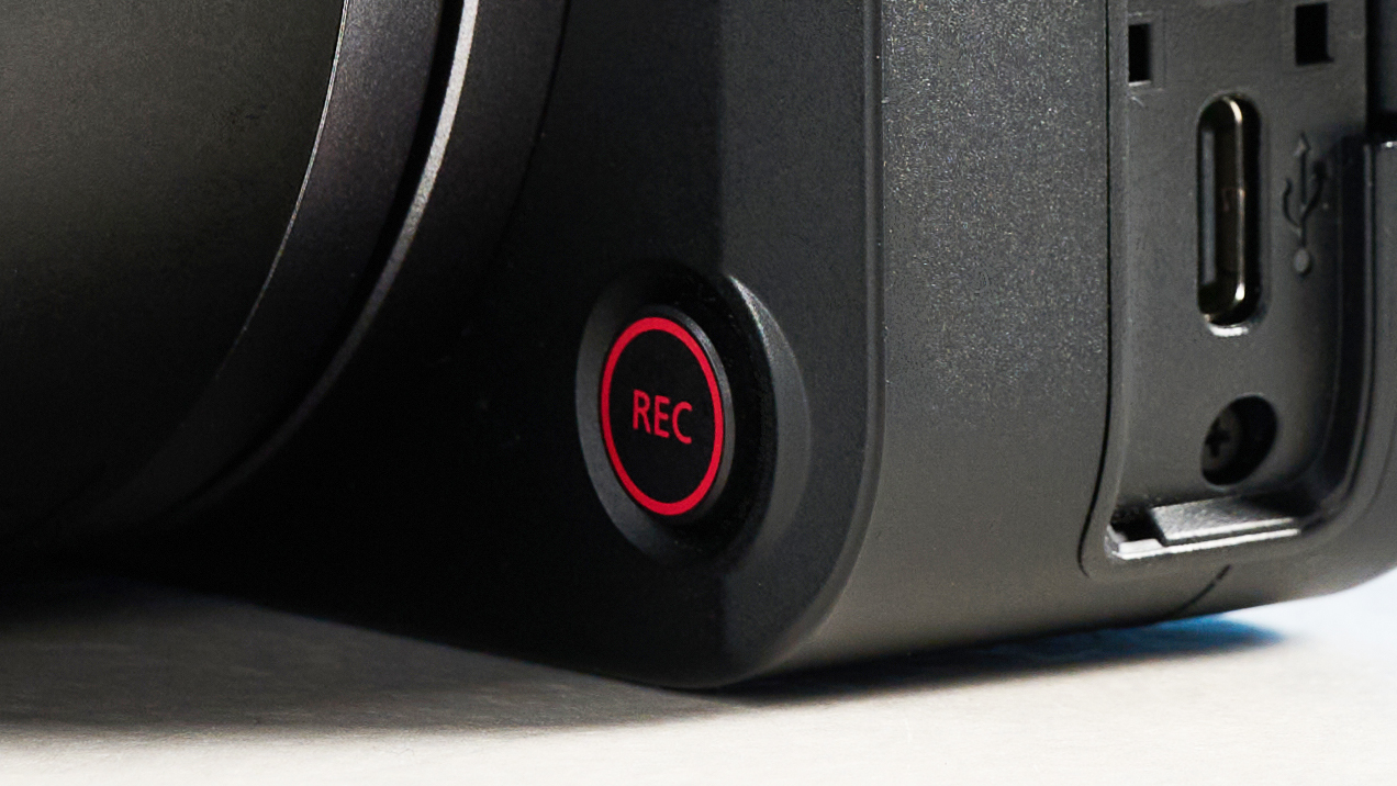 A Canon EOS R50 V camera
