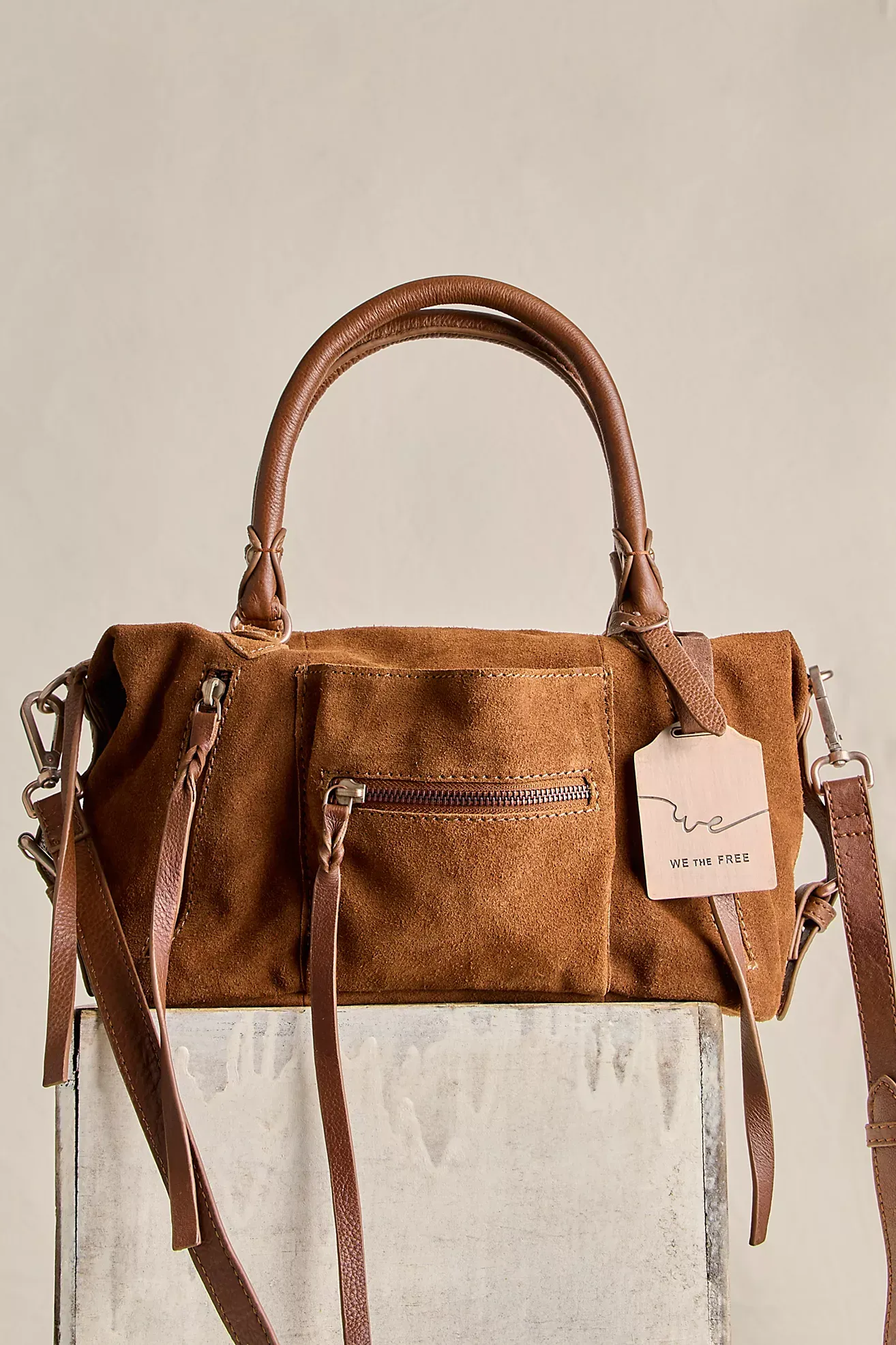We the Free Suede Baby Emerson Bag