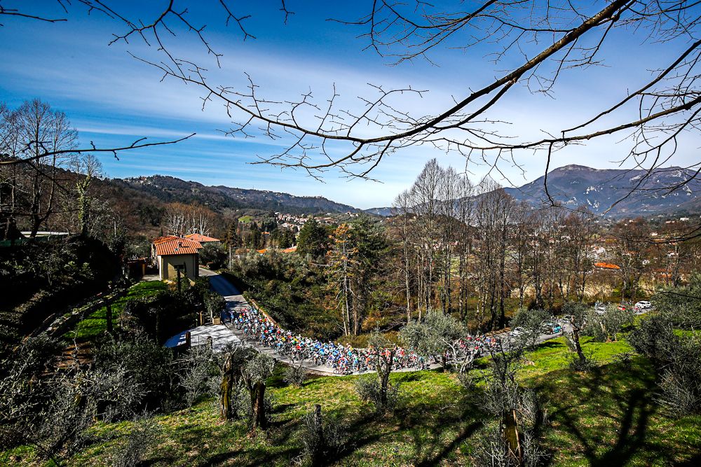 Scenery along the route of stage 2 at Tirreno-Adriatico