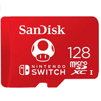 SanDisk 128GB microSD card: $34.99 $23.32 at Amazon