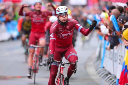 Alexander Kristoff taking a clear victory at Eschborn-Frankfurt