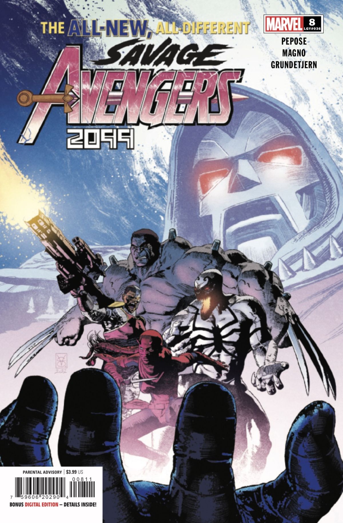 Savage Avengers #8 art