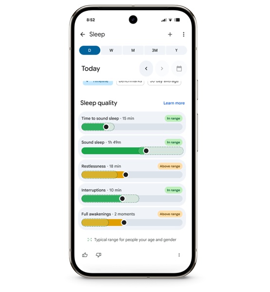 Fitbit's new Sleep Score in Public Preview "whole" takes into account more leisure information for; an approach where users can take action.