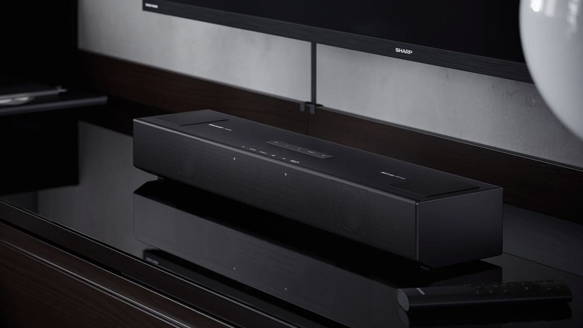 Sharp’s new cheap Dolby Atmos soundbar undercuts Denon and Sonos but you&#8217;ll need to wait for it