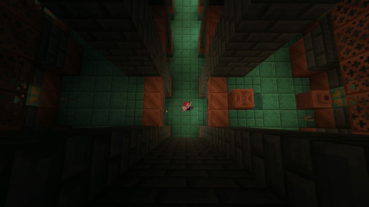 Image of Minecraft 1.21's Trial Chambers and copper bulbs.