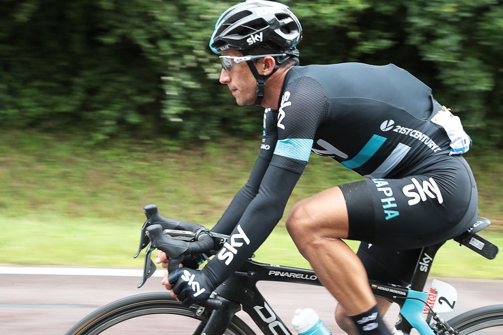 Sergio Henao Montoya rides during the 183 km second stage of the 103rd edition of the Tour de France