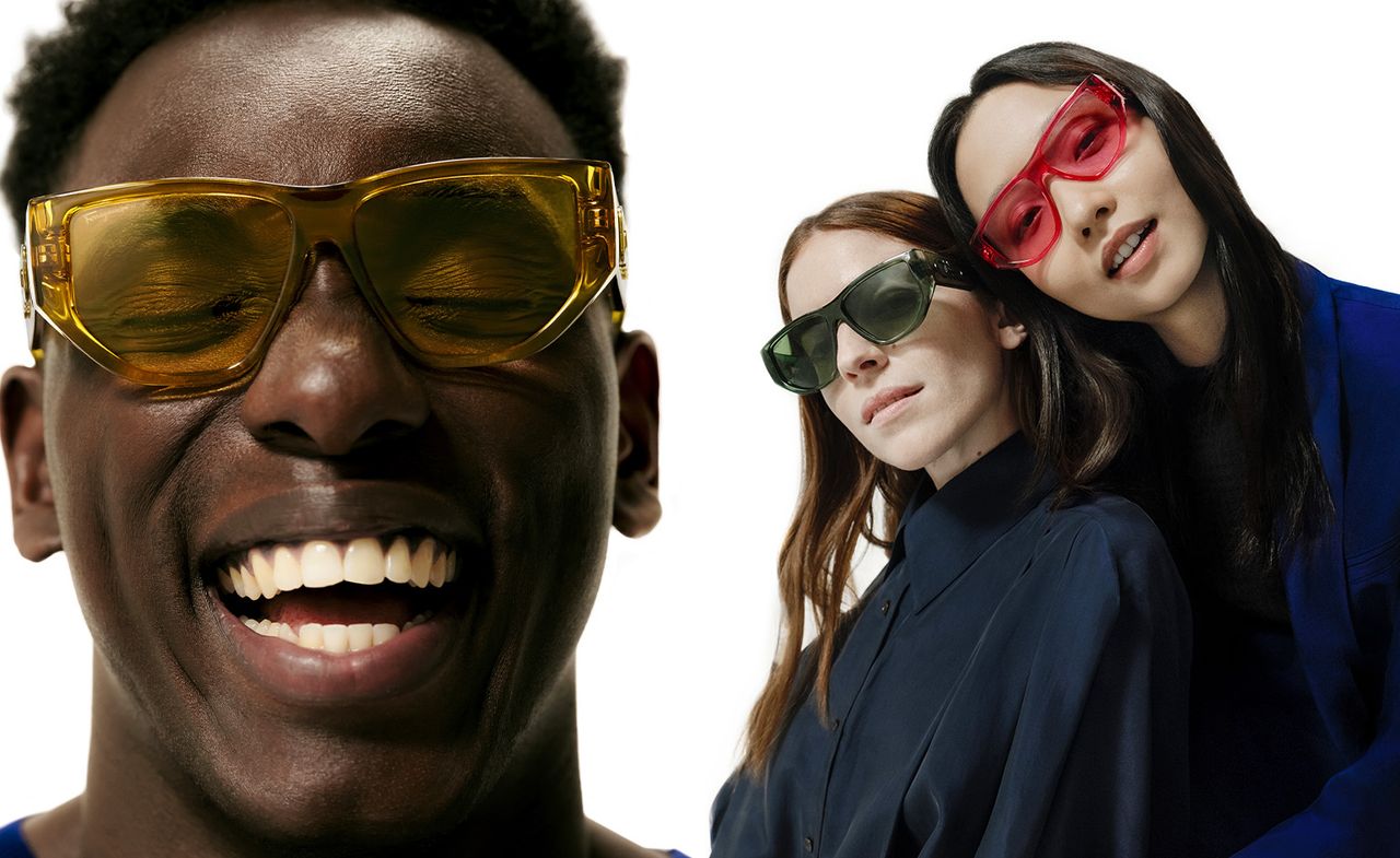 People wearing Salvator Ferragamo, Multicolour Eyewear Capsule