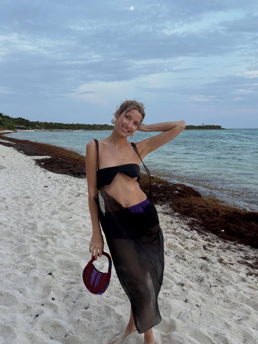 Prada bloomers trend on an influencer