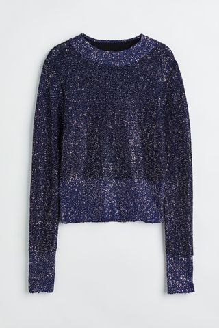 H&M Sequined Sweater
