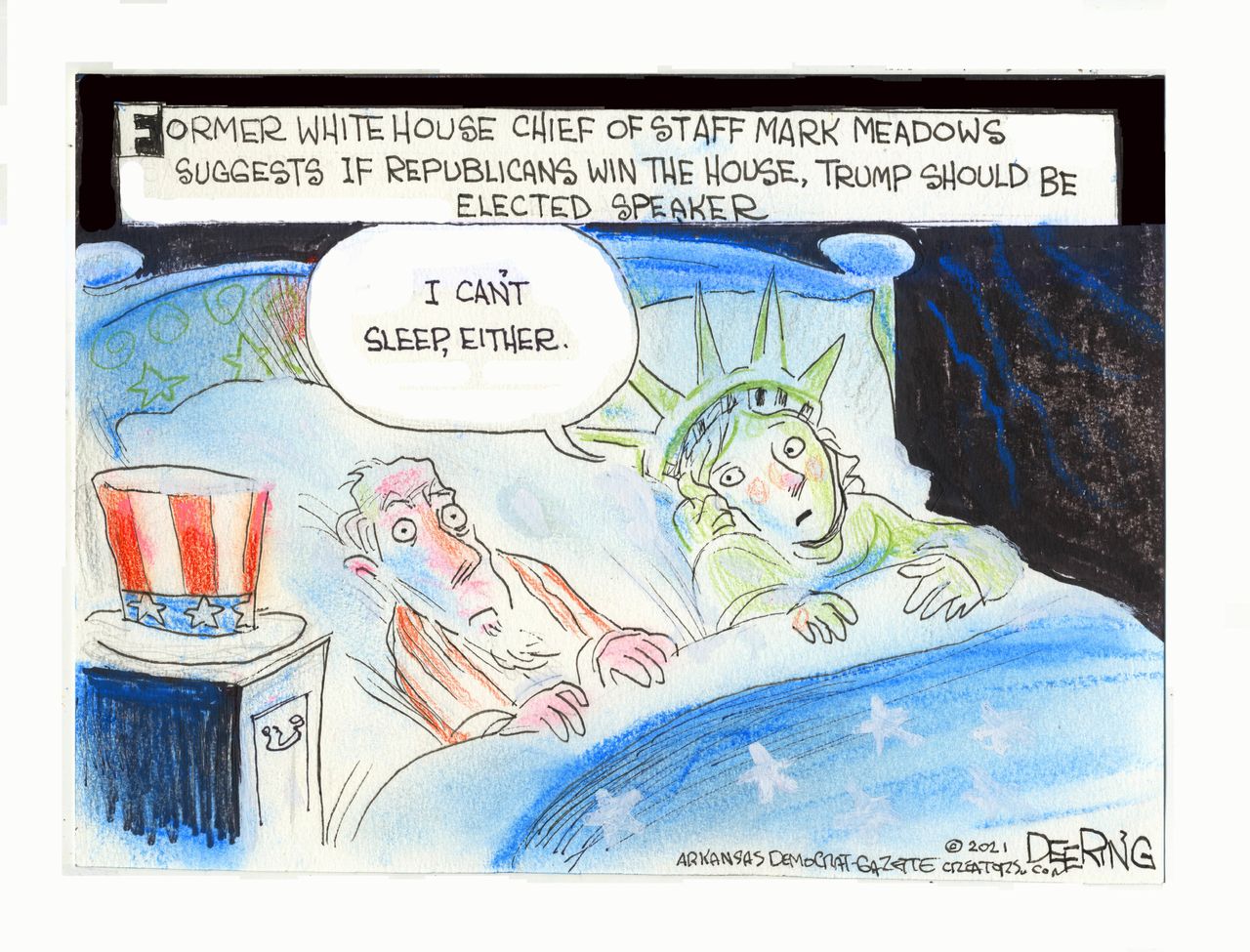 Political Cartoon.