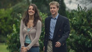 Meg Bellamy as Kate Middleton and Ed McVery as Prince William in The Crown Season 6