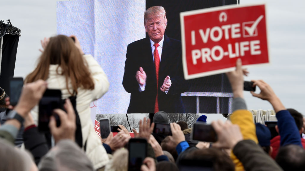 Donald Trump&amp;#039;s &amp;#039;March for Life&amp;#039; in January 2020