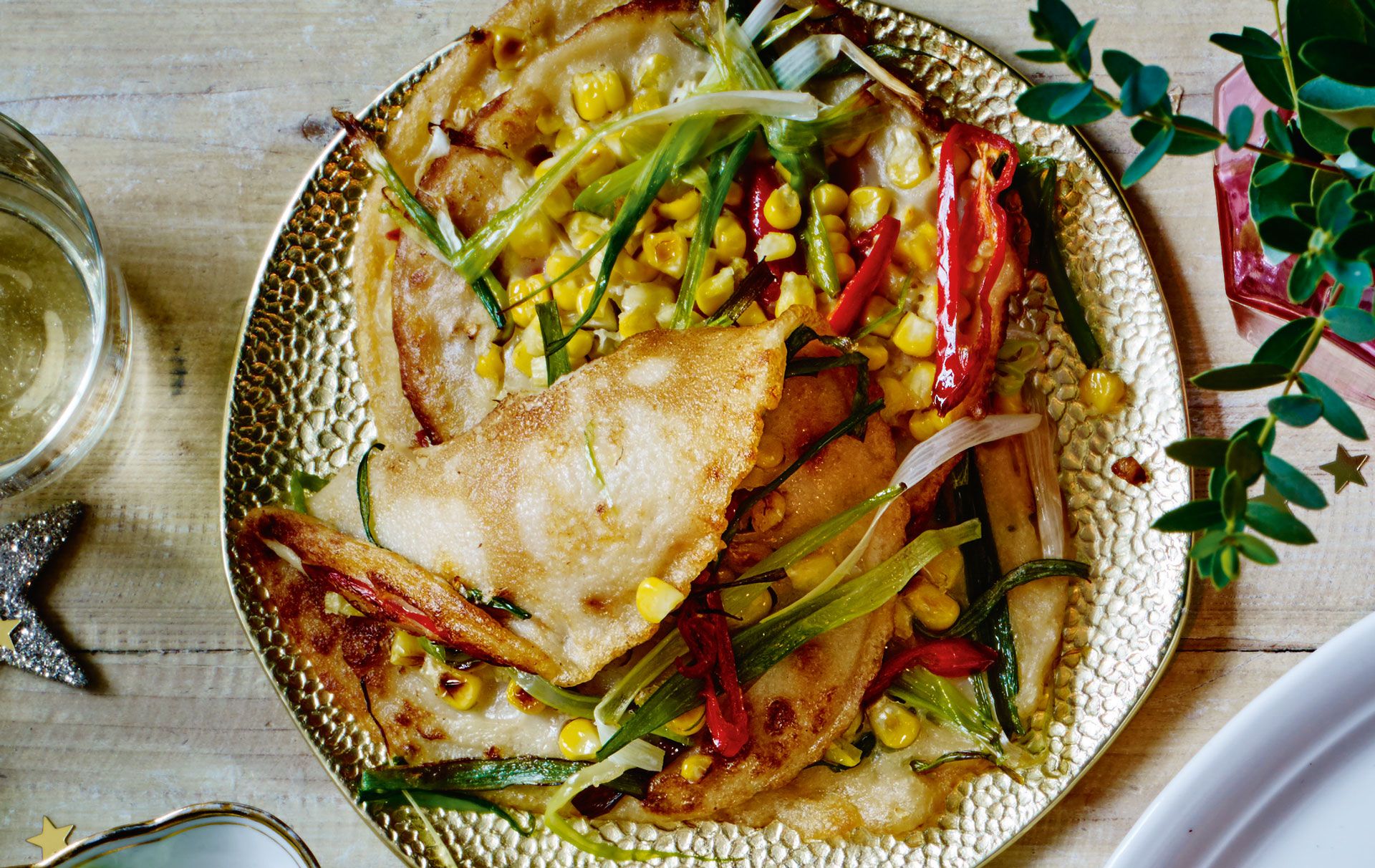 Sweetcorn pancakes recipe