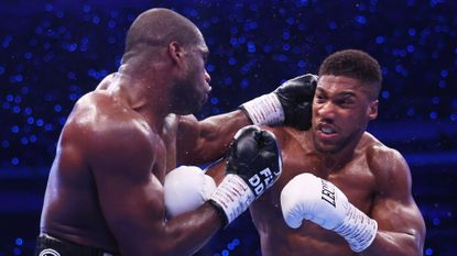 Anthony Joshua (right) fights Daniel Dubois