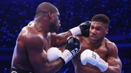 Anthony Joshua (right), fights Daniel Dubois (left)