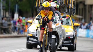 Edoardo Affini on stage one of the 2021 Giro d'Italia