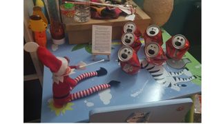 Elf on the shelf naughty ideas with shelf in different positions