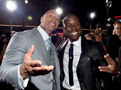 Dwayne "The Rock" Johnson and Tyrese Gibson