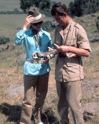 King Charles and Princess Anne on safari in Kenya