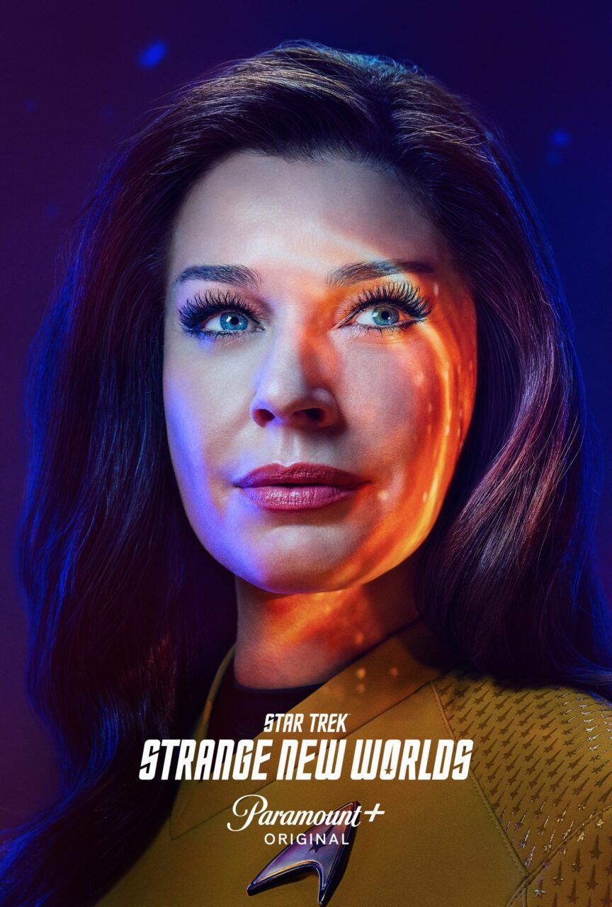 a character poster for "Star Trek: Strange New Worlds"