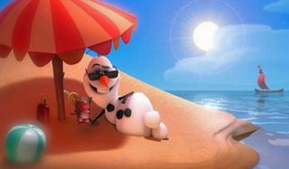 In summer movie still from Frozen